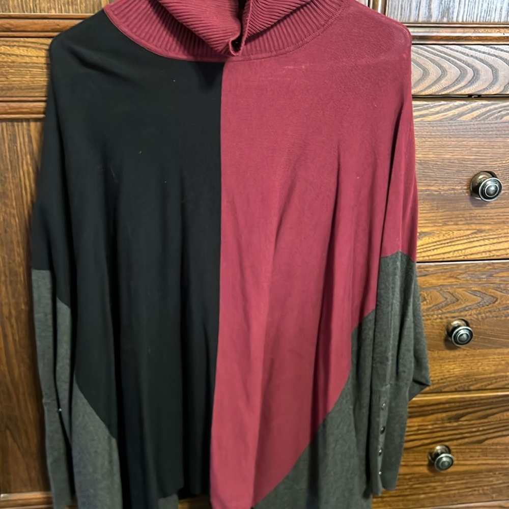 Long sleeve sweater blouse